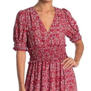 Max Studio - Bohemian flowy and flowery dress